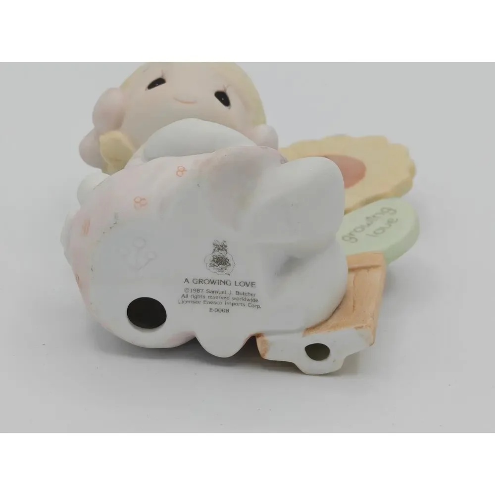 Precious Moments A‎ Growing Love E-0008 1987 Collectors Club Figurine Enesco
